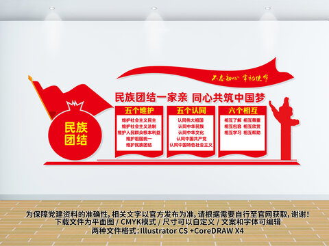 民族團(tuán)結(jié)黨建文化墻