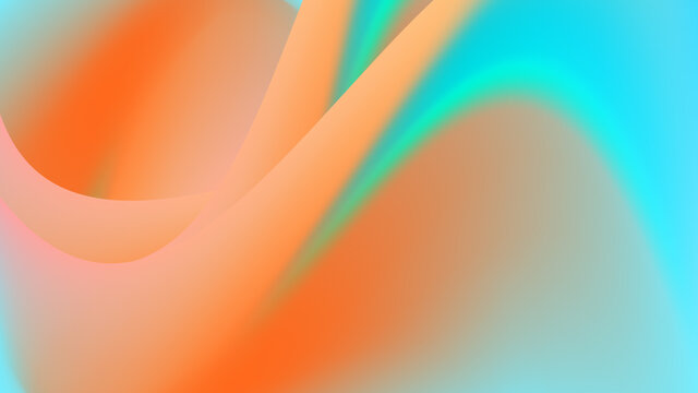 漸變流體色彩抽象背景圖