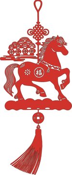 馬上有福掛件