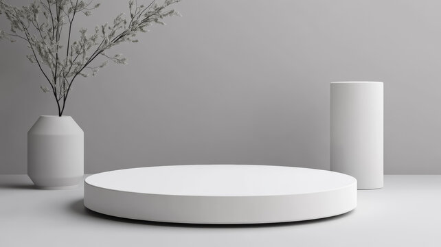 現(xiàn)代極簡(jiǎn)幾何產(chǎn)品展示臺(tái)