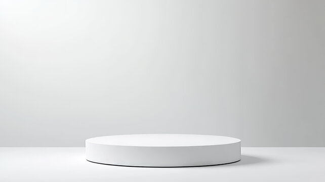 白色圓形展示臺(tái)背景圖