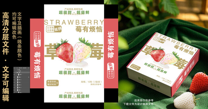 草莓包裝設(shè)計