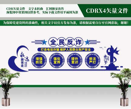全民反詐文化墻