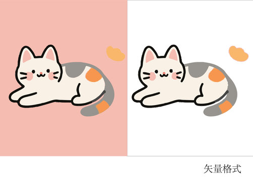 貓咪插畫元素