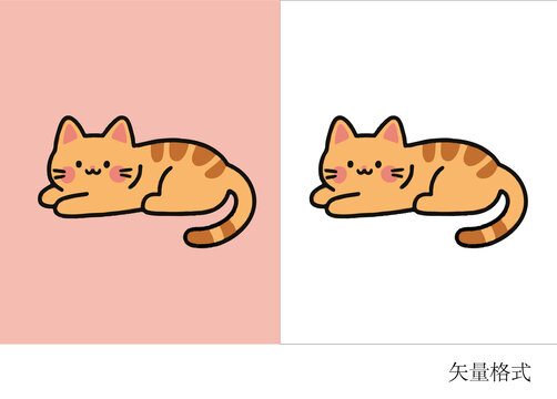 貓咪插畫手繪