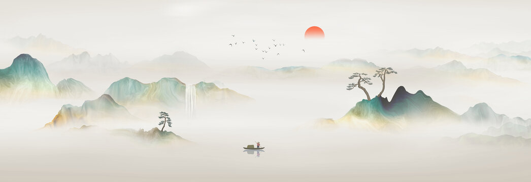 水墨山水