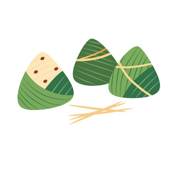 三個(gè)可愛(ài)的小粽子