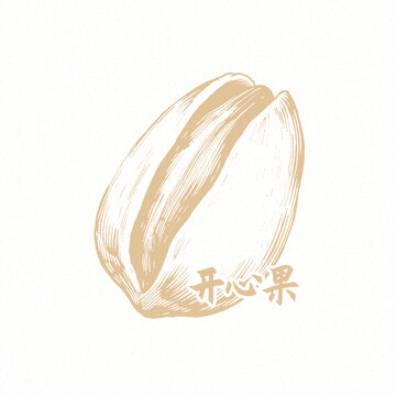 開(kāi)心果透明背景素材
