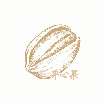 開心果鋼筆畫