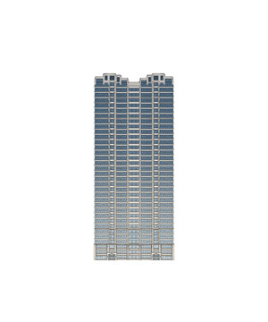 現(xiàn)代高層大樓建筑效果圖