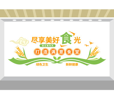 企業(yè)食堂文化墻