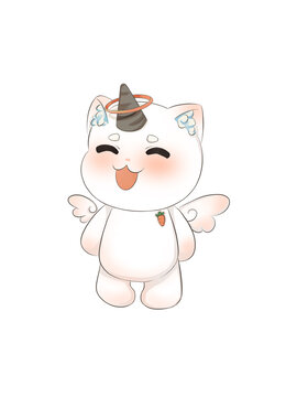 獨角獸小貓