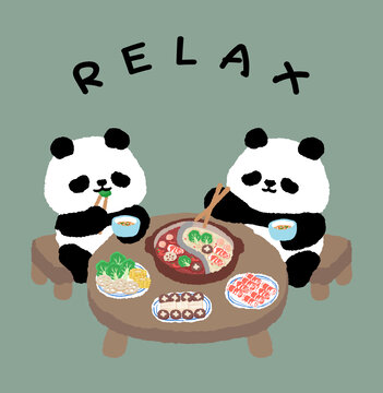 熊貓吃火鍋