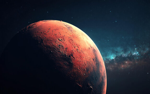 浩瀚宇宙中的火星