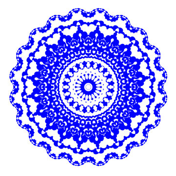 藍(lán)色青花