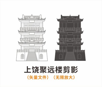 上饒聚遠樓剪影