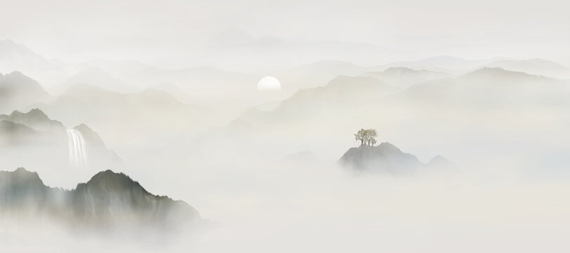 山水圖