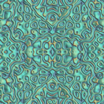 藍綠色抽象幾何圖案紋理