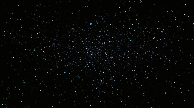 星光璀璨的夜空背景圖