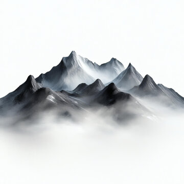 水墨山水畫卷