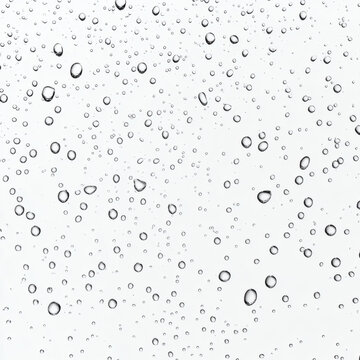 透明表面上的水滴紋理