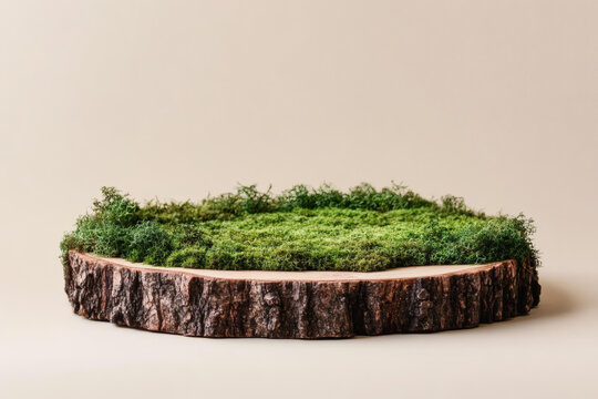 木質(zhì)切片苔蘚展示臺