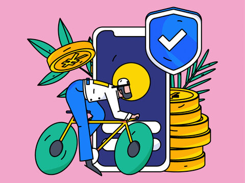 金融矢量插畫