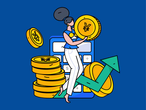 金融矢量插畫
