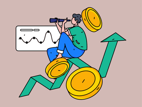 金融矢量插畫