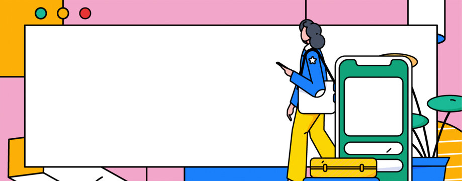 旅游矢量插畫