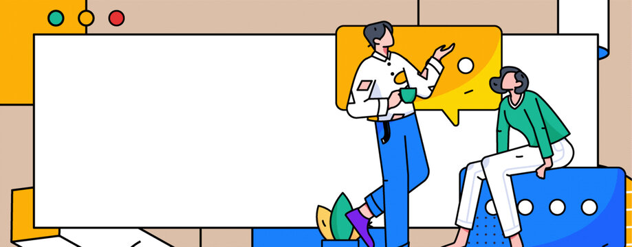 商務(wù)矢量插畫
