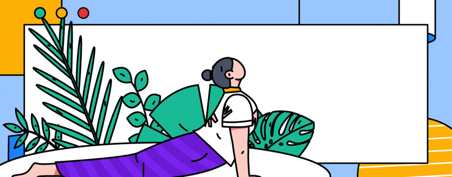 社交矢量插畫