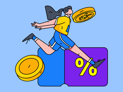 優(yōu)惠券矢量插畫