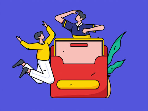 優(yōu)惠券矢量插畫