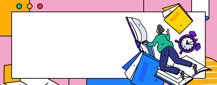 閱讀矢量插畫