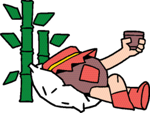 卡通酒壇免摳素材