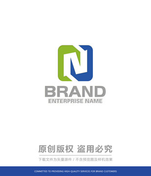 N字母logo