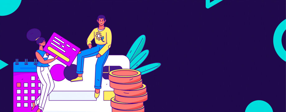 金融矢量插畫