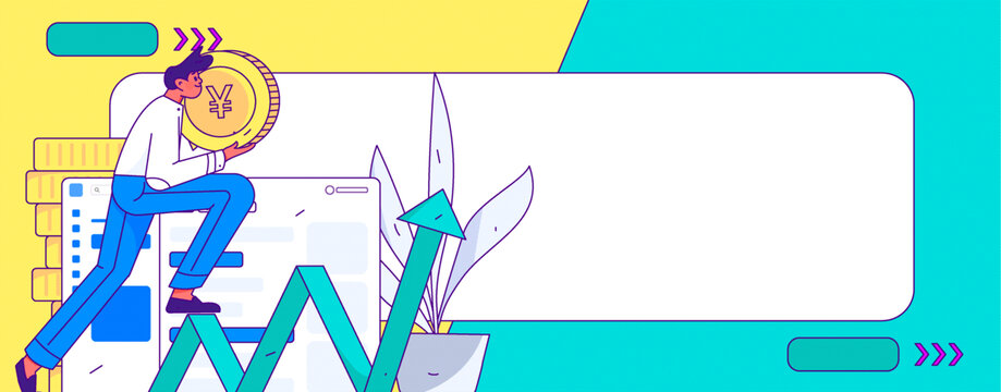 金融矢量插畫