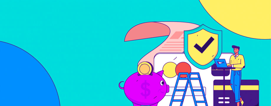 金融矢量插畫