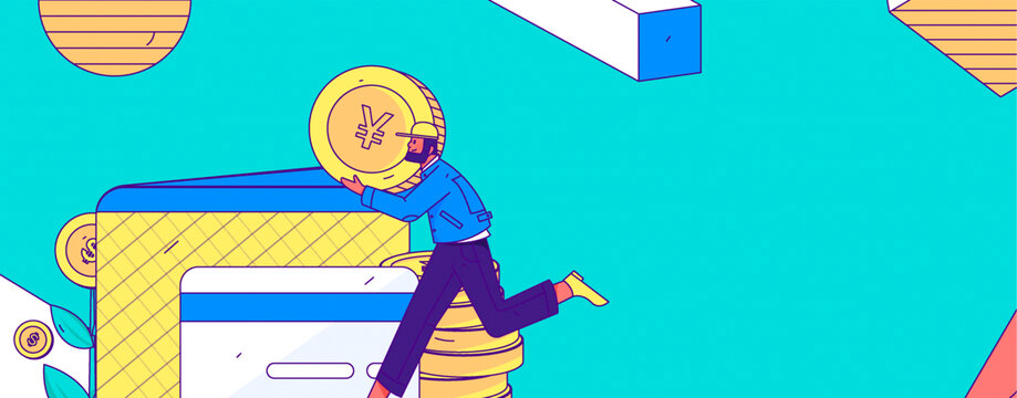 金融矢量插畫