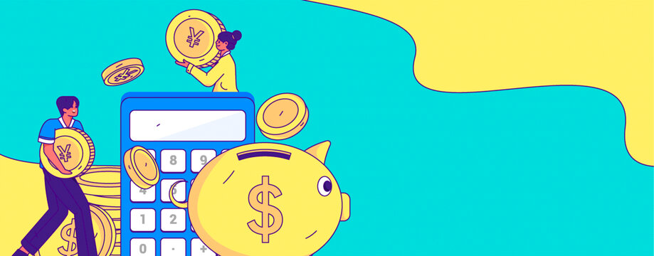 金融矢量插畫