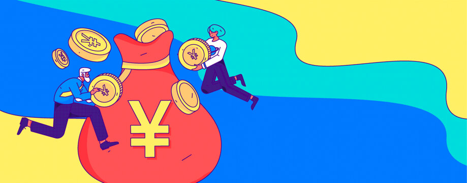 金融矢量插畫