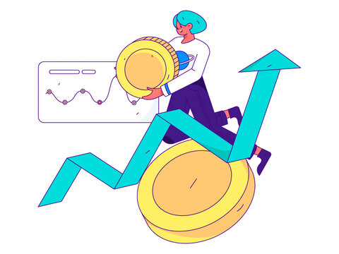 金融矢量插畫