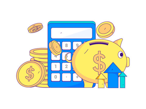 金融矢量插畫