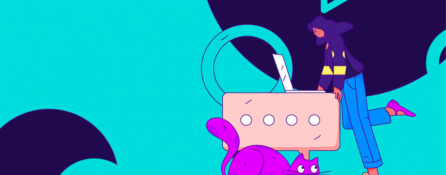 通知矢量插畫
