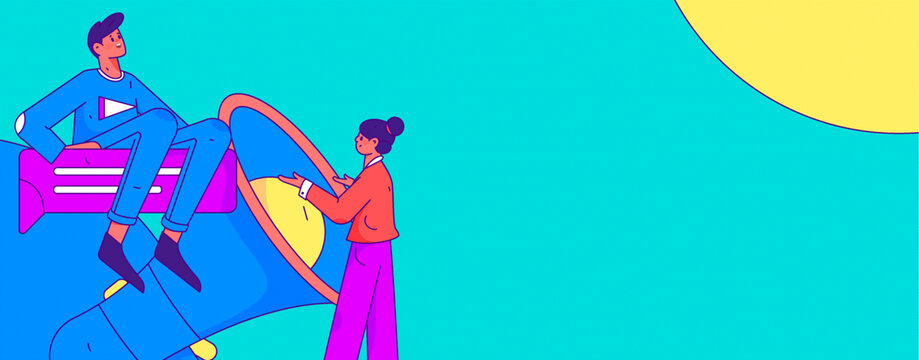 通知矢量插畫
