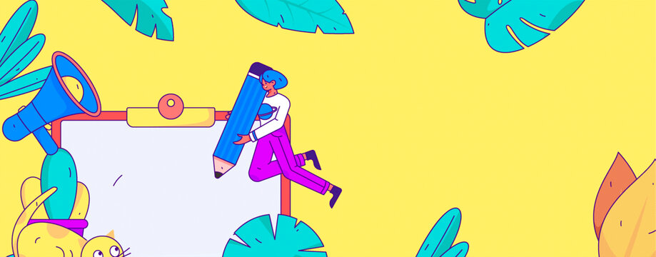 通知矢量插畫