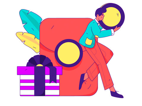 金融矢量插畫