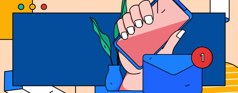 公告矢量插畫